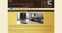 Desktop Screenshot of plazadeluxezaragoza.com